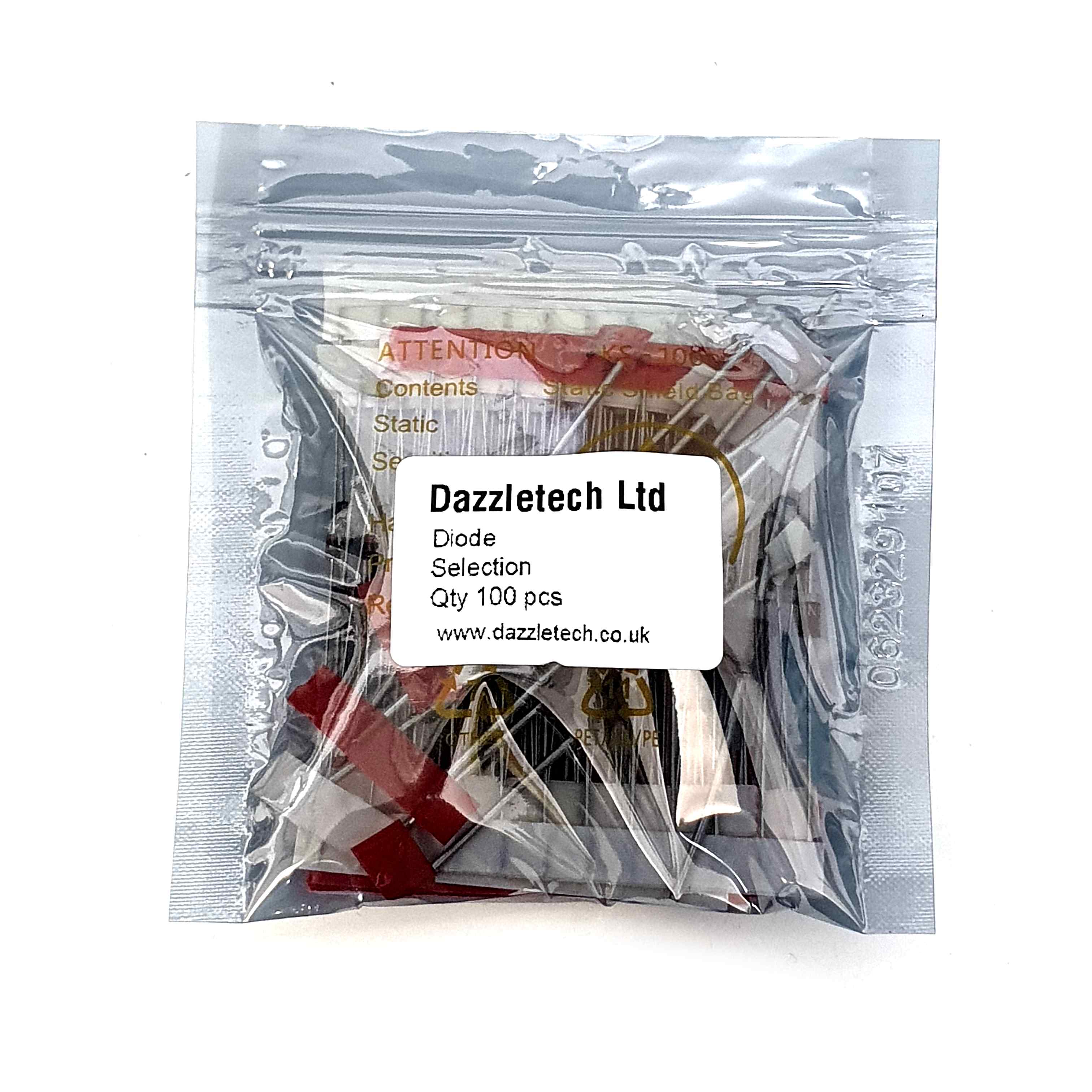 Diode Selection 100pc Different diode ratings DO35 DO41 1N4001 1N5001 1N4148 1N914