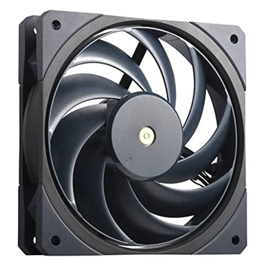 Cooler Master Mobius 120 OC High Performance Interconnecting Ring Blade Fan, PWM Fan Speed Cable Toggle, Metal Motor Hub, Double Ball Bearing for PC Case, Liquid and Air Cooler