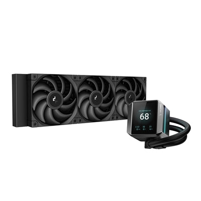 DeepCool Mystique 360 CPU Cooler, ARGB, Personalized Cooling with 2.8" TFT LCD Screen and Enhanced Pump Performance, 5 year warranty