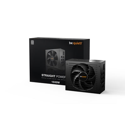 be quiet! STRAIGHT POWER 12 1500W PSU, 80 PLUS Platinum, ATX 3.0 PSU with full support for PCIe 5.0 GPUs and GPUs with 6+2 pin connectors, 10-year manufacturer's warranty