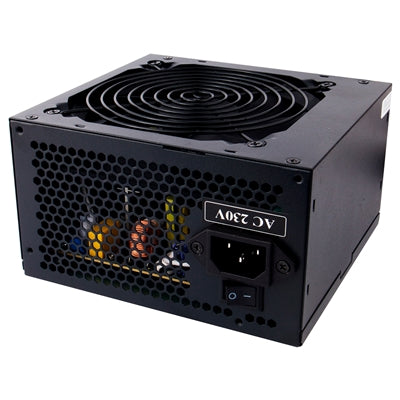 500W Builder Series PSU with 12cm Cooling Fan - Black Edition, High-Efficiency | PFC Certified | CE Compliant | White Box Packaging