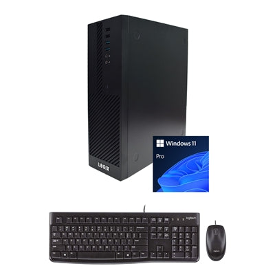 LOGIX 12th Gen Intel Core i5 6 Core Small Form Factor SFF Business PC with 16GB RAM, 500GB SSD, Windows 11 Pro, Keyboard, Mouse & 3 Year Warranty