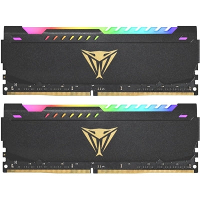 Patriot Viper Steel RGB 64GB Black Heatsink (2 x 32GB) DDR4 3200MHz DIMM System Memory