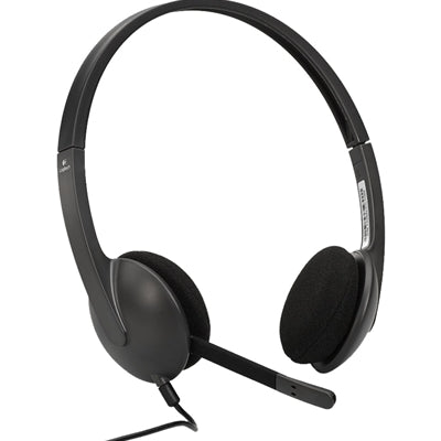H340 Stereo Headset USB Plug-and-Play with Noise-Cancelling Mic
