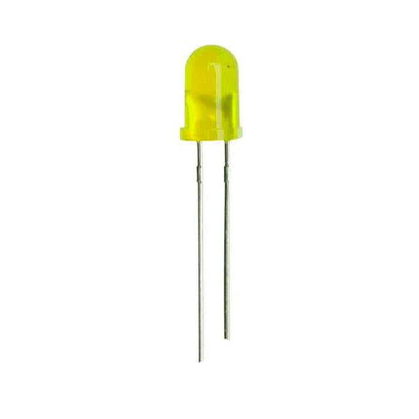 Yellow 5mm standard Diffused  LED DTOSY5LU5B6DA