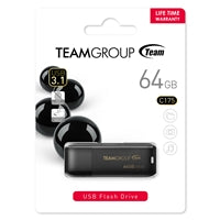 Team C175 64GB USB 3.2 Black USB Flash Drive