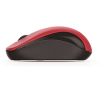 Genius NX-7000 Wireless Mouse, 2.4 GHz with USB Pico Receiver, Adjustable DPI levels up to 1200 DPI, 3 Button with Scroll Wheel, Ambidextrous Design, Red