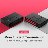 Mercusys MS105G 5 Port Gigabit Ethernet Network Switch