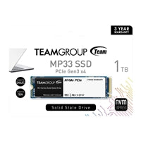 Team MP33 1TB M.2 PCIE NVME SSD