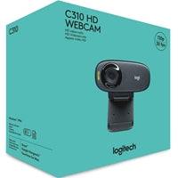 Logitech C310 HD Webcam, HD 720p/30fps, Widescreen HD Video Calling, HD Light Correction, Noise-Reducing Mic, For Skype, FaceTime, Hangouts, WebEx, PC/Mac/Laptop/Macbook/Tablet, Black