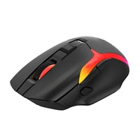 Marvo Scorpion M729W  Wireless Gaming Mouse, Rechargeable, RGB with 7 Lighting Modes, 6 adjustable levels up to 4800 dpi, Gaming Grade Optical Sensor with 7 Buttons, Black