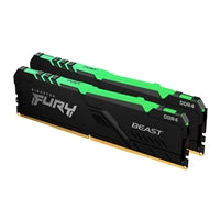 Kingston Fury Beast 64GB 3600MHz (2 x 32Gb) DDR4 CL18 DIMM RGB System Memory