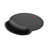 Genius G-WMP100 Ergonomic Mouse Pad with Wrist Rest for Support and Comfort with Anti-Slip Rubber Base, Black