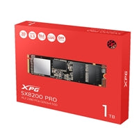 Adata XPG SX8200 Pro (ASX8200PNP-1TT-C) 1TB NVMe M.2 Interface, PCIe 2280 SSD, Read 3500MB/s, Write 3000MB/s, 5 Year Warranty