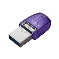 Kingston DataTraveler DTDUO3CG3/128GB 128gb MicroDuo USB Flash Drive, 3C, USB-C and Type A