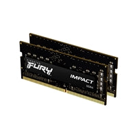 Kingston Fury Impact KF426S15IBK2/16 16GB (8GB x2) DDR4 2666MT/s Non ECC Memory RAM SODIMM