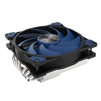 AKASA Alucia H6L Low-Profile Fan CPU Cooler, Universal Socket, 120mm PWM Fan, 2000RPM, 6 Heat Pipes, Low-Profile at 67.2mm Height, Intelligent PWM Speed Control, Secure & Easy Mounting