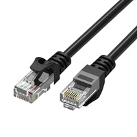 Prevo CAT6-BLK-10M Network Cable, RJ45 (M) to RJ45 (M), CAT6, 10m, Black, Oxygen Free Copper Core, Sturdy PVC Outer Sleeve & Clip Protector, Retail Box Packaging
