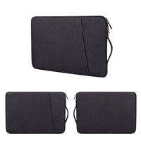 Prevo 15.6 Inch Laptop Sleeve, Side Pocket, Cushioned Lining, Black