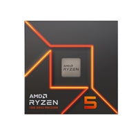 AMD Ryzen 5 7600 with Radeon Graphics, 6 Core Processor, 12 Threads, 3.8Ghz up to 5.1Ghz Turbo, 38MB Cache, 65W, Wraith Stealth Cooler