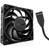 be quiet! Silent Wings Pro 4 PWM Black Fan, 120mm, 3000RPM, 4-Pin PWM Fan Connector, Black Frame, Black Blades, Optimized Fan Blades for the Highest Performance for Radiators & Heat Sinks, 3 Mounting Options, 3 Speed Switch