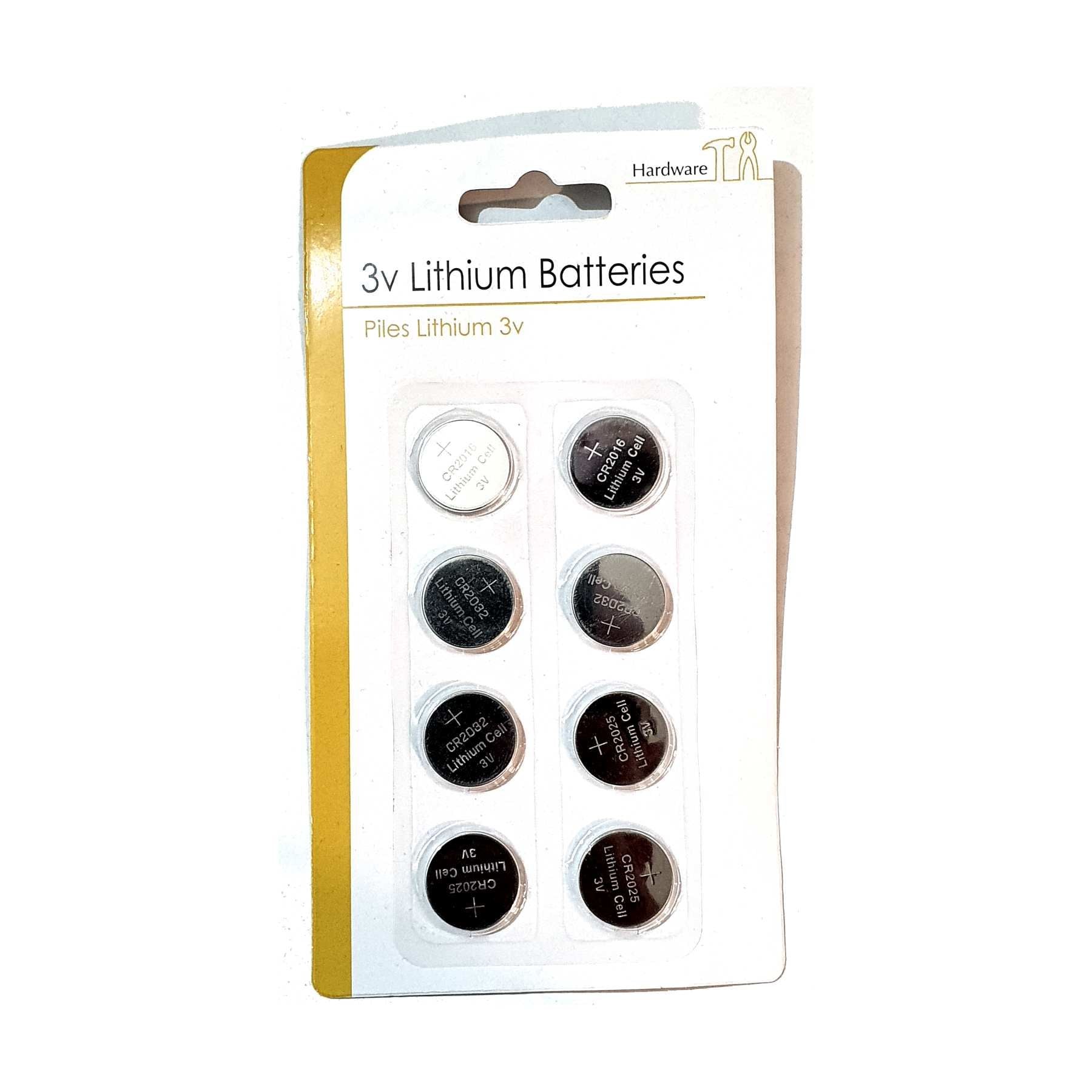 Assorted Lithium Coin Cell Batteries 3V CR2016 CR2025 CR2032