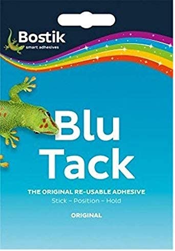 Bostilk Blu Tack the original re-usable adhesive