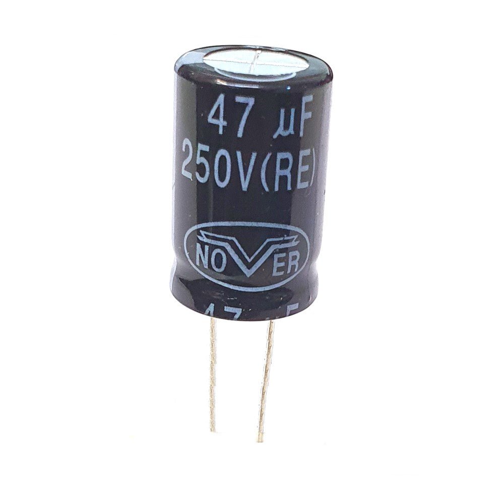 RE Electrolytic Capacitor 47UF 250V Radial 7.5mm Pitch