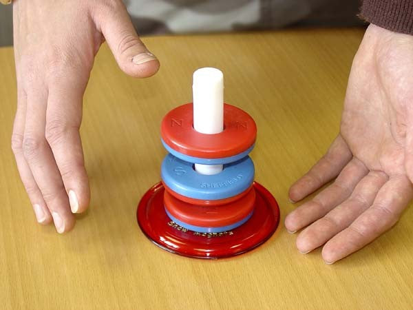 Magnetic Floating Ring Set Large Magnetism Educational Toy