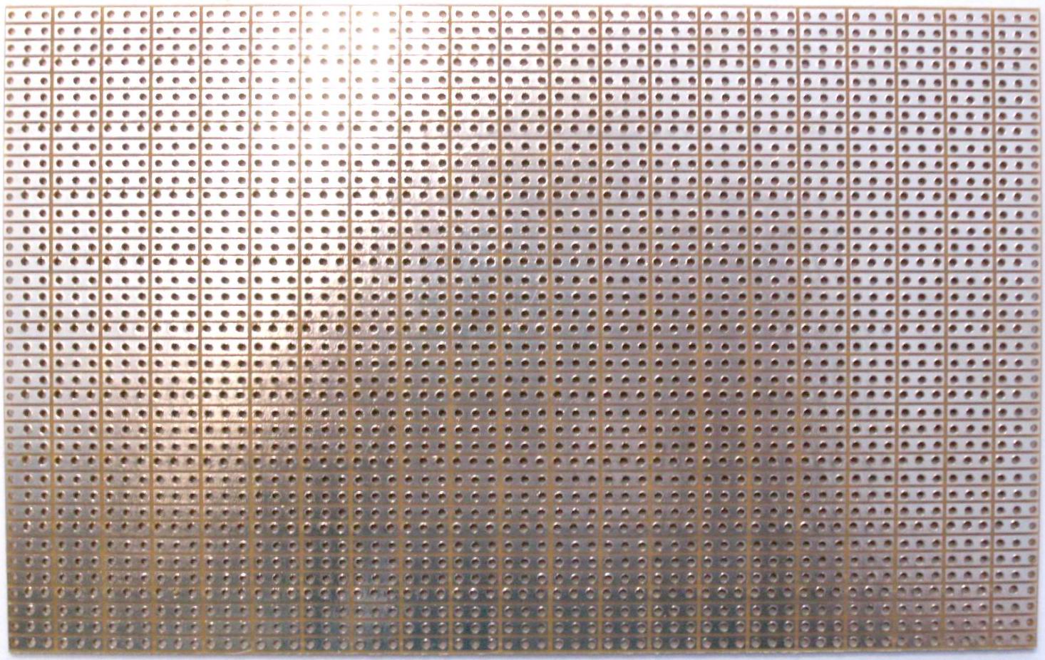 Kemo E013 Experimental Prototype Board with banks of 3 strips grid vero 160x100mm