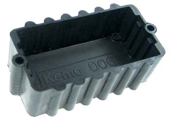 Kemo G006 Ribbed module case approx. 70 x 36 x 23 mm