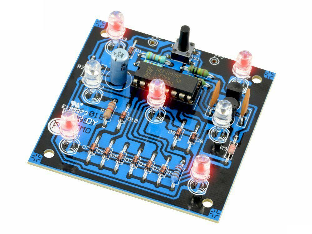 Kemo B093 Electronic LED Dice Electronic Project Kit 5mm LEDs