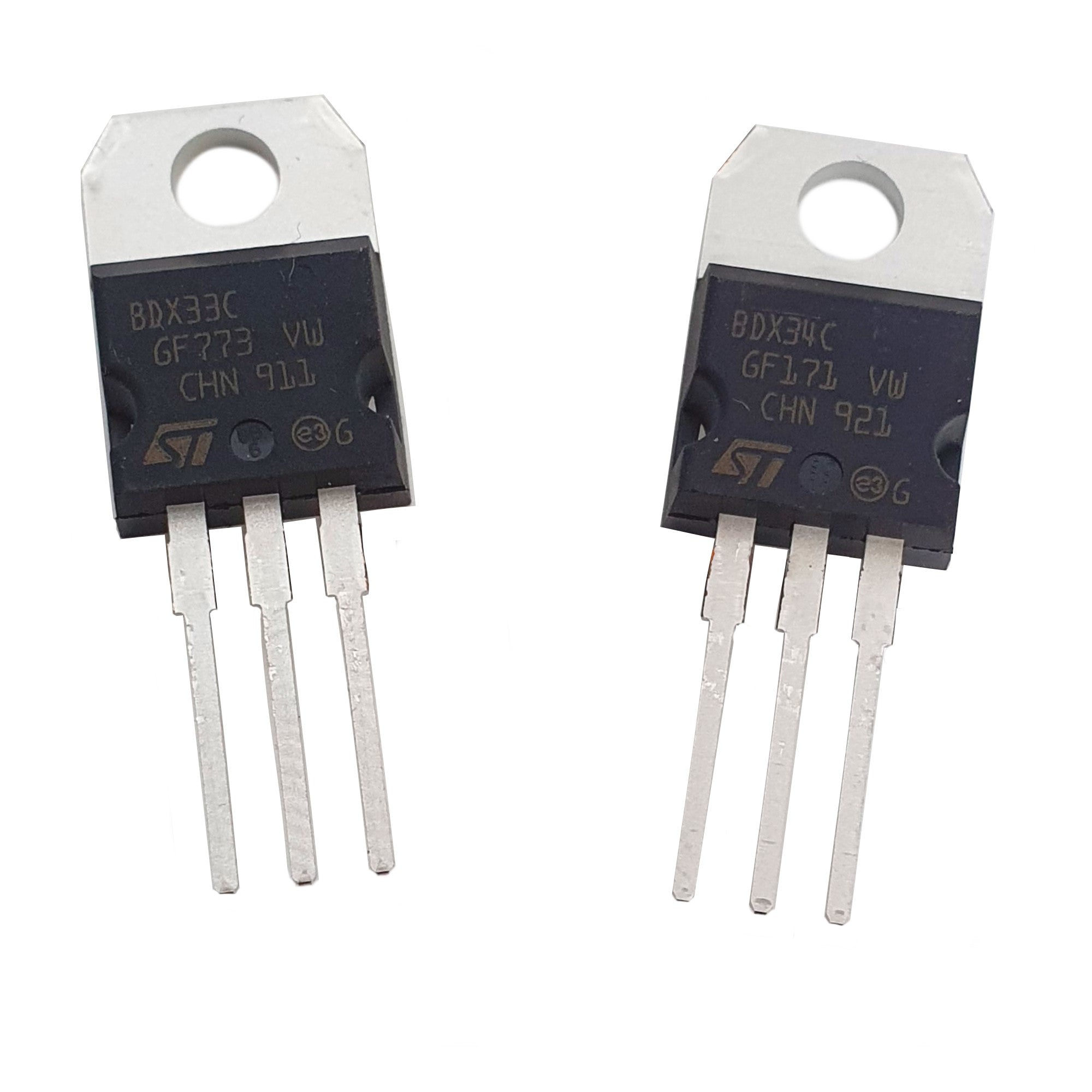 BDX33C & BDX34C 10A Darlington NPN Transistor Complementary Pair of NPN & PNP