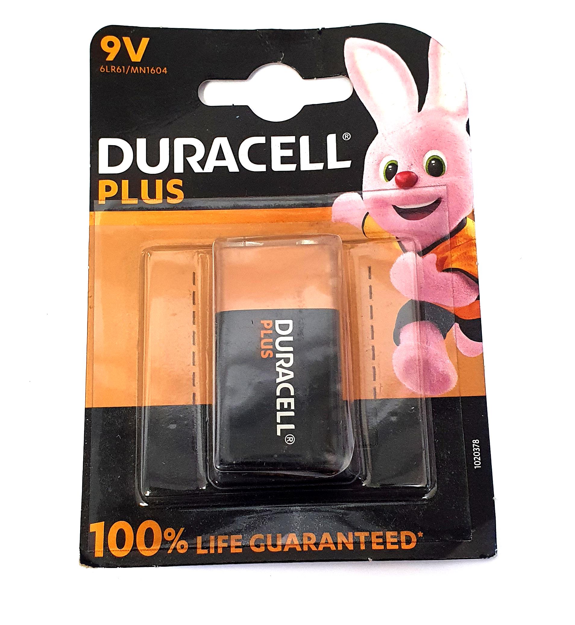 Duracell Plus Power 9V PP3