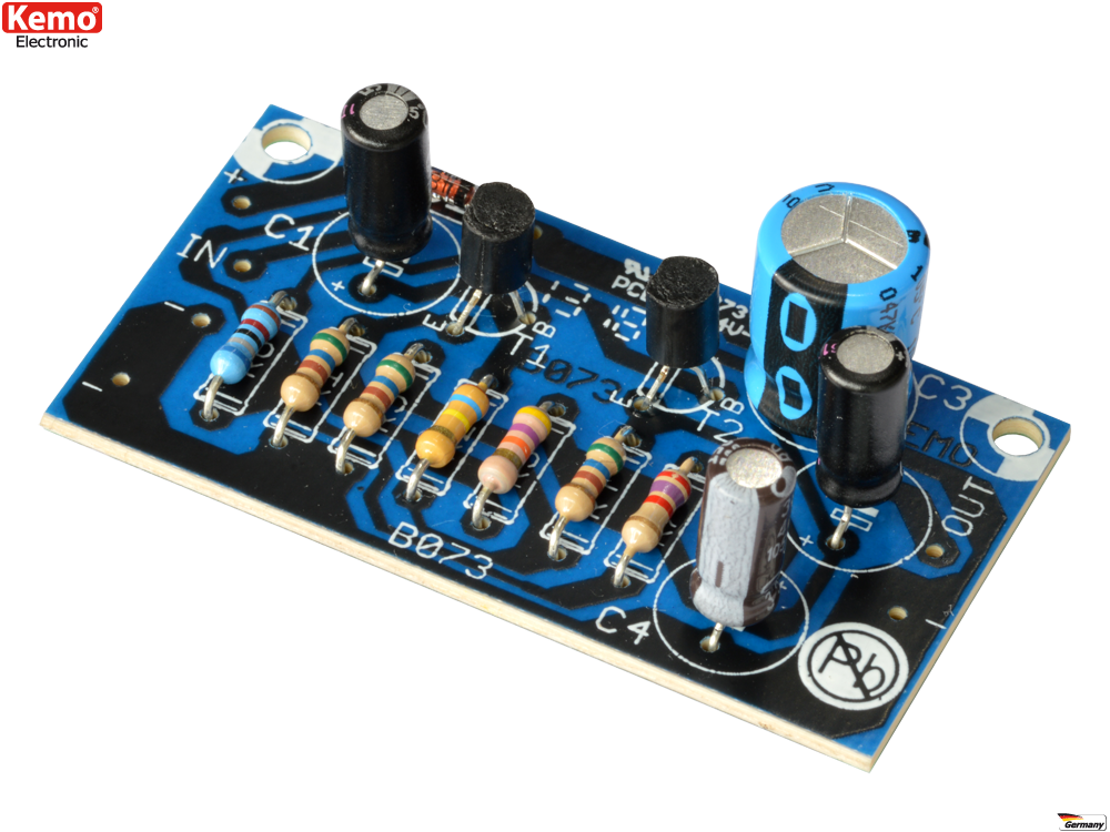 Kemo B073 Pre-amplifier 2 stage - 10hz-150kHz Electronic Project Kit