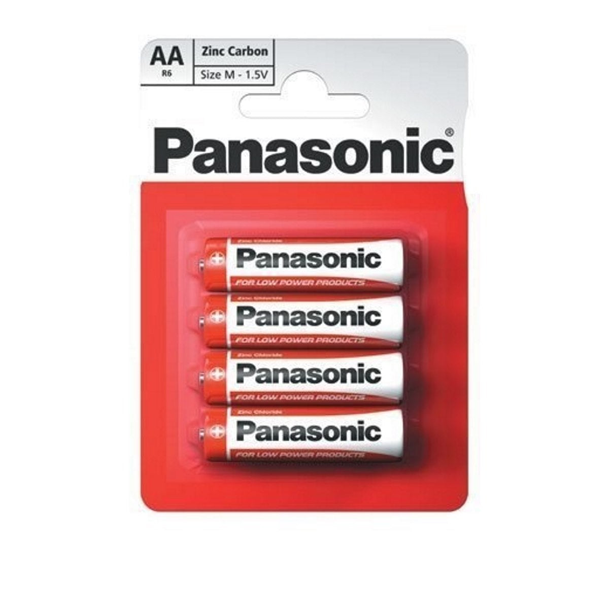 Panasonic AA R6 Batteries 1.5V 4 PK