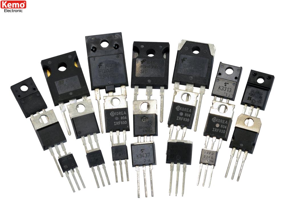 Power MOSFET IGBT Transistors Selection Kemo S106 Mixed Values 20pc