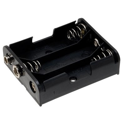 AA Battery Holders with Studs or Flying Leads