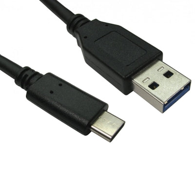 USB3C-921 Data Cable, USB 3.1 Type-A (M) to USB 3.1 Type-C (M), 1m, Black, 10Gbps Data Transfer Rate, Supports up to 3A 20V (60W), USB Power Delivery v2.0, OEM Polybag Packaging