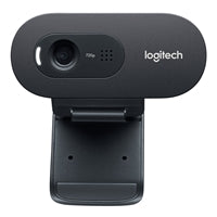 Logitech C270 HD Webcam, HD 720p/30fps, Widescreen HD Video Calling, HD Light Correction, Noise-Reducing Mic, For Skype, FaceTime, Hangouts, WebEx, PC/Mac/Laptop/Macbook/Tablet, Black
