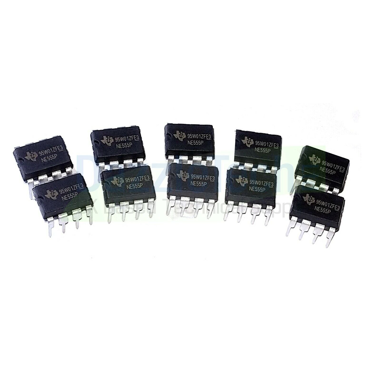 10 x NE555P Texas Instruments Timer IC Integrated Circuit Genuine UK Stock