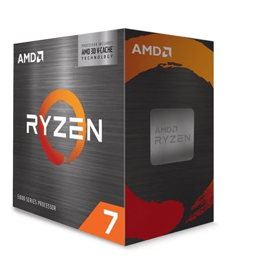 AMD Ryzen 7 5800X3D 8 Core Processor, 16 Threads, 3.4Ghz up to 4.5Ghz Turbo, 96MB Cache, 105W, No Fan, No Graphics