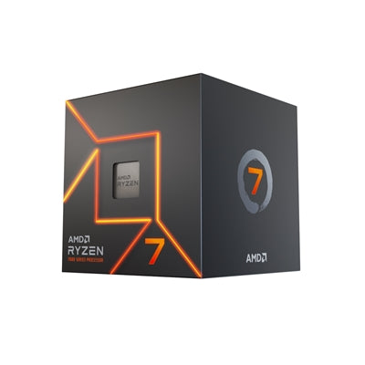 AMD Ryzen 7 7700 with Radeon Graphics, 8 Core Processor, 16 Threads, 3.8Ghz up to 5.3Ghz Turbo, 40MB Cache, 65W, Wraith Prism LED Cooler