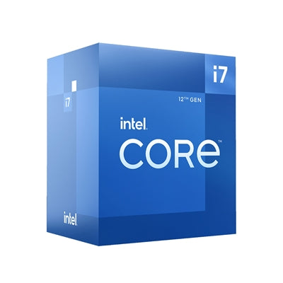 Intel Core i7 12700 12 Core Processor Processor 20 Threads, 2.1GHz up to 4.9Ghz Turbo Alder Lake Socket LGA 1700 25MB Cache, 65W, Maximum Turbo Power 180W, Cooler